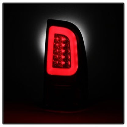 Spyder 08-16 Ford Super Duty F-250 V3 Light Bar LED Tail Lights - Red Clear (ALT-YD-FS07V3-LBLED-RC) SPYDER