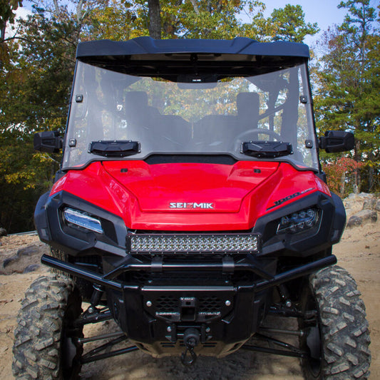 Seizmik Honda Pioneer 1000 Scratch-Resistant Hard-Coated Polycarbonate Versa-Vent Front Windshield – 25032