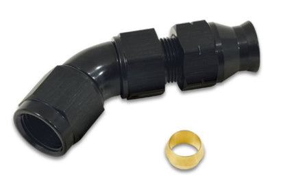 Vibrant 45 Degree 1/2in Tube to Female 8AN Adapter Vibrant