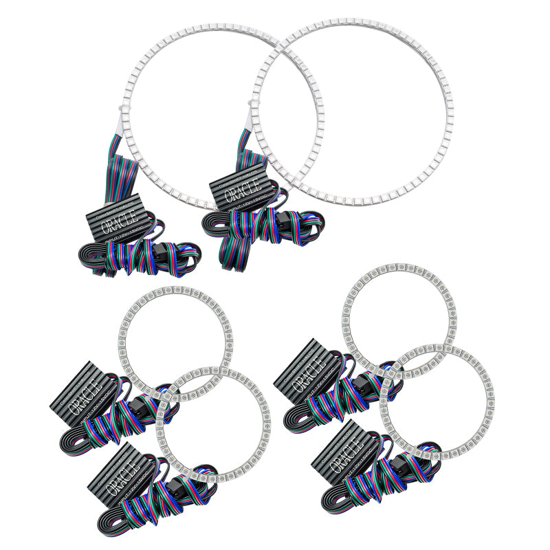 Oracle Nissan Frontier 01-04 Halo Kit - Triple - ColorSHIFT w/o Controller ORACLE Lighting