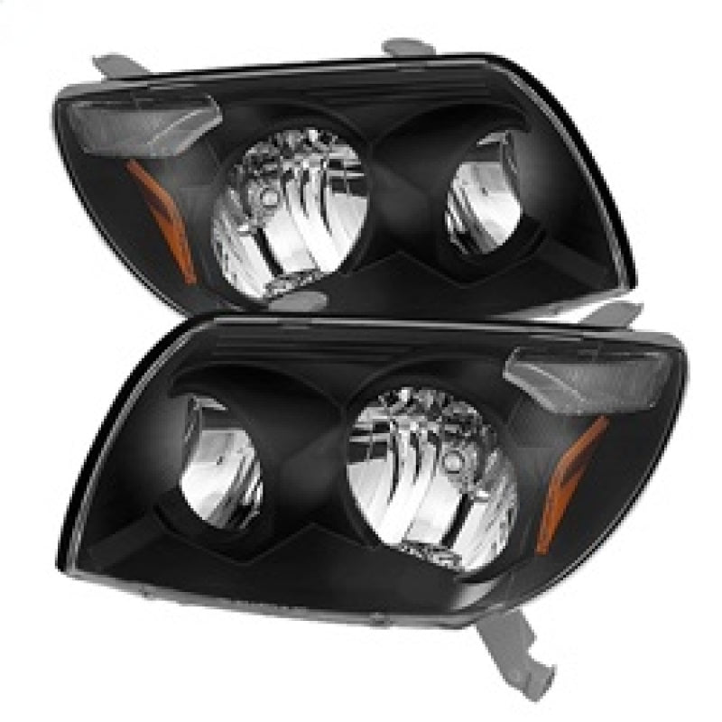 Xtune Toyota 4Runner 03-05 Crystal Headlights Black HD-JH-T4R03-AM-BK SPYDER