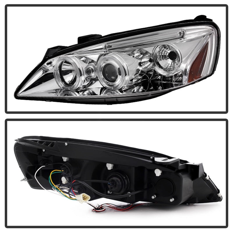 Spyder Pontiac G6 2/4DR 05-08 Projector Headlights LED Halo LED Chrm PRO-YD-PG605-HL-C SPYDER