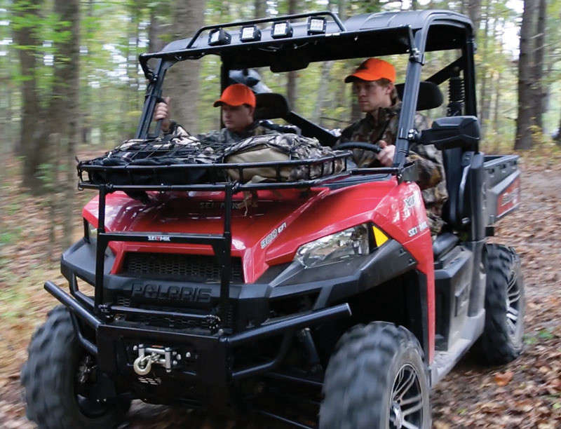 Seizmik 16-23 Polaris General Hood Rack - Black