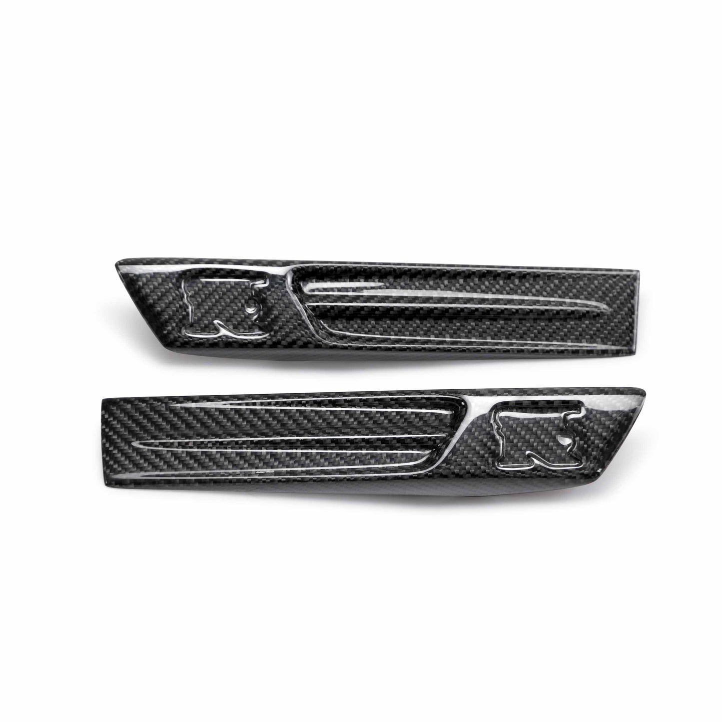 Seibon Carbon Fiber Fender Duct Logo For 2009-2014 Nissan GTR - FDL0910NSGTR