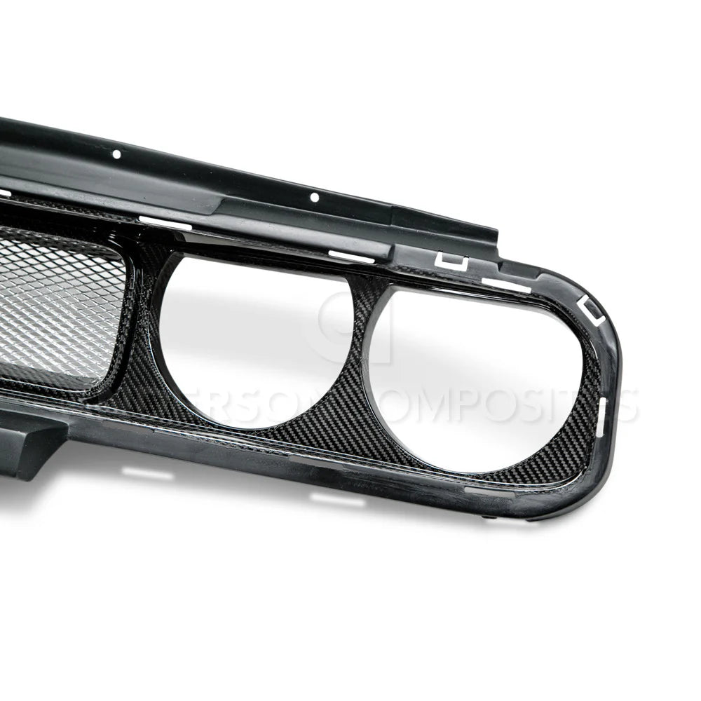 Anderson Composites 08-14 Challenger Carbon Fiber Front Grille - AC-FG0910DGCH-OE Anderson Composites