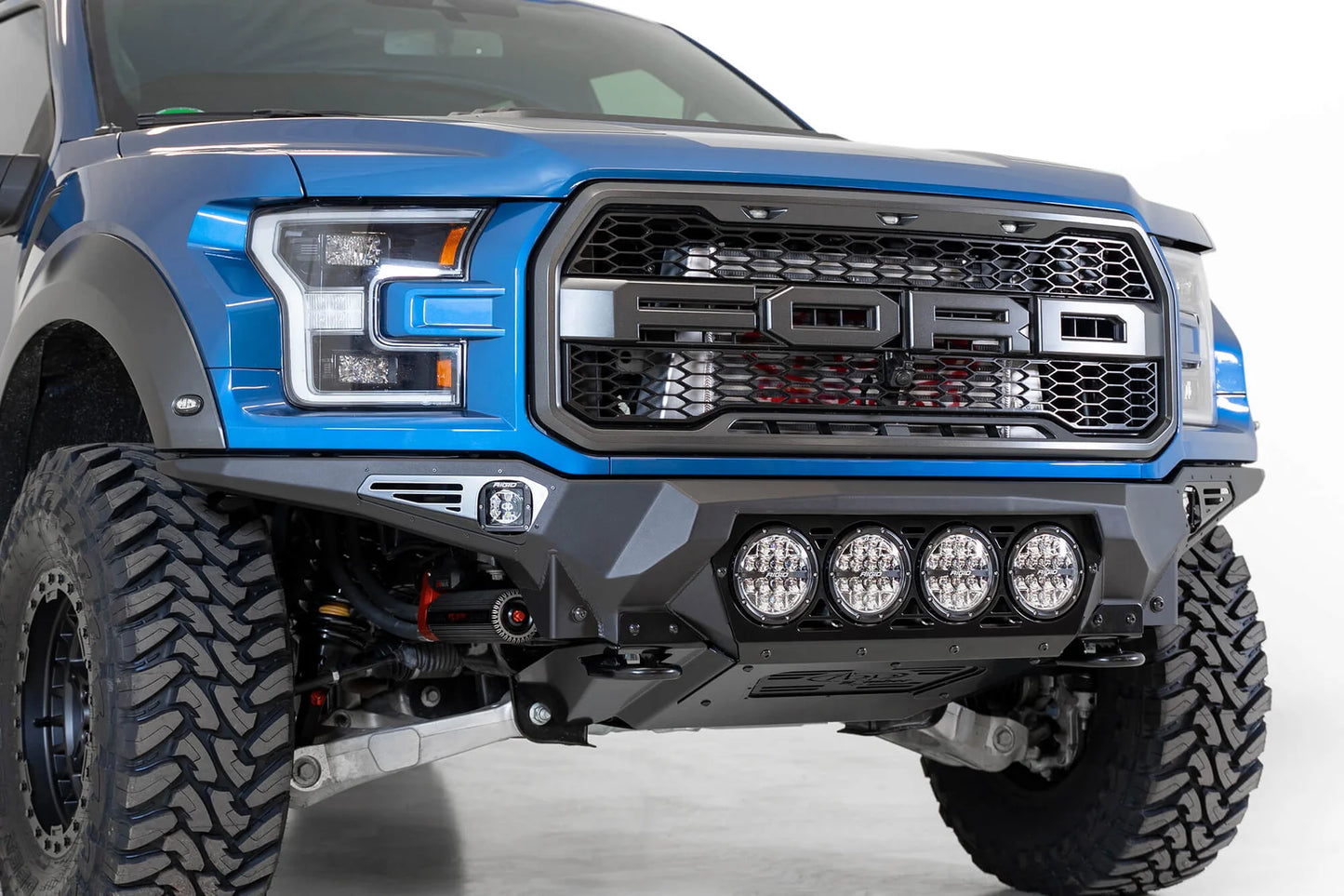 Addictive Desert Designs 2017-2020 Ford Raptor Bomber Front Bumper (Rigid) - F11001411010 Addictive Desert Designs