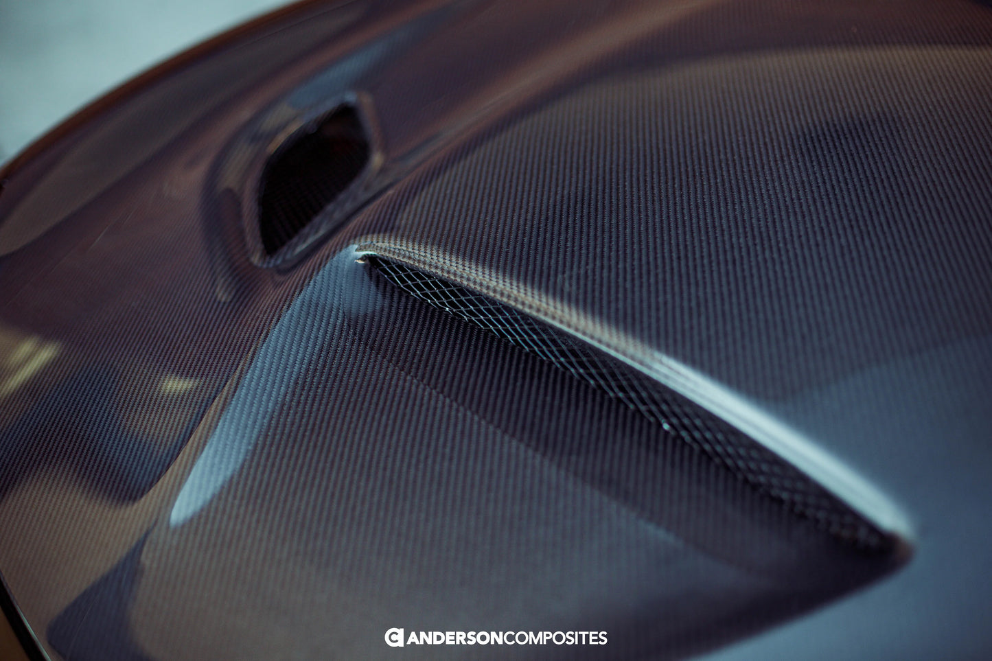 Anderson Composites 2015 - 2023 Dodge Charger Hellcat Type-OE Carbon Fiber Hood - AC-HD15DGCRHC-OE