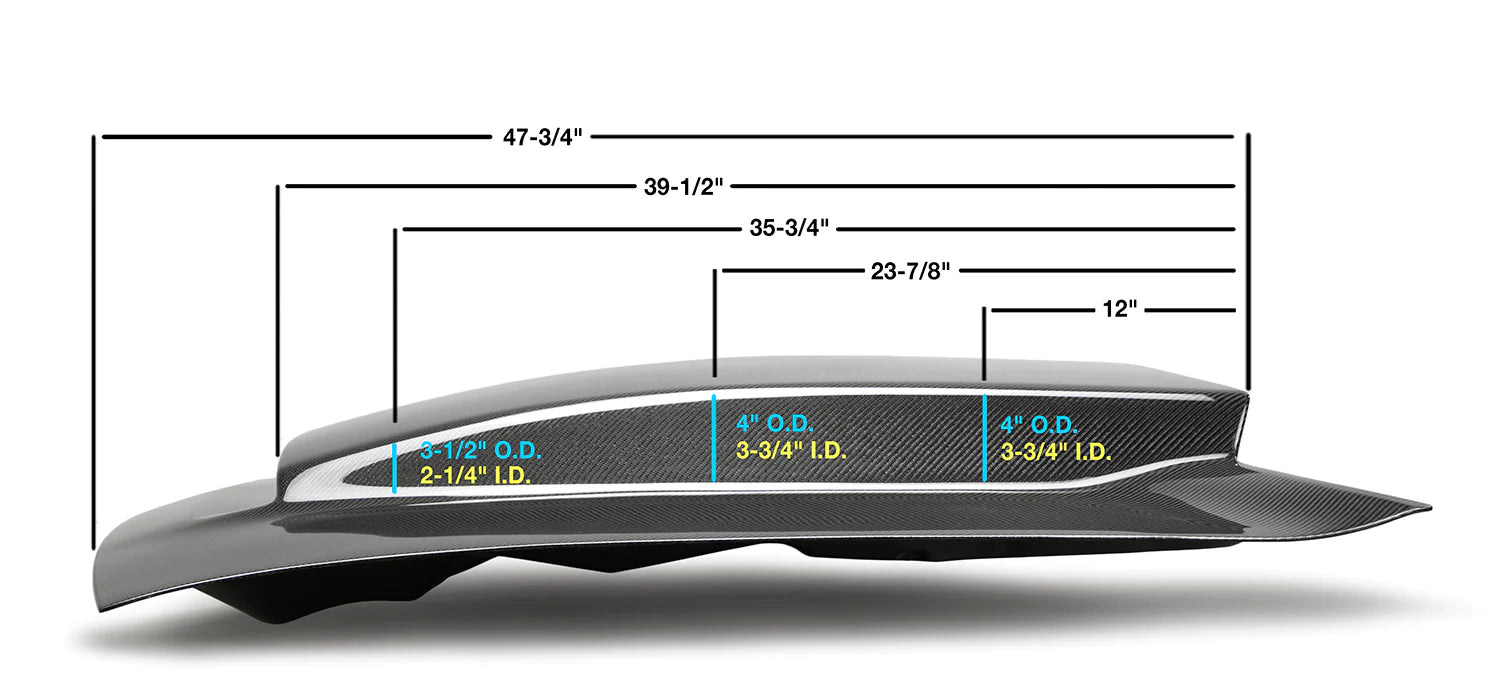 Anderson Composites 18-24 Dodge Challenger Demon Cowl Hood AC-HD18DGCHDM-KB Anderson Composites