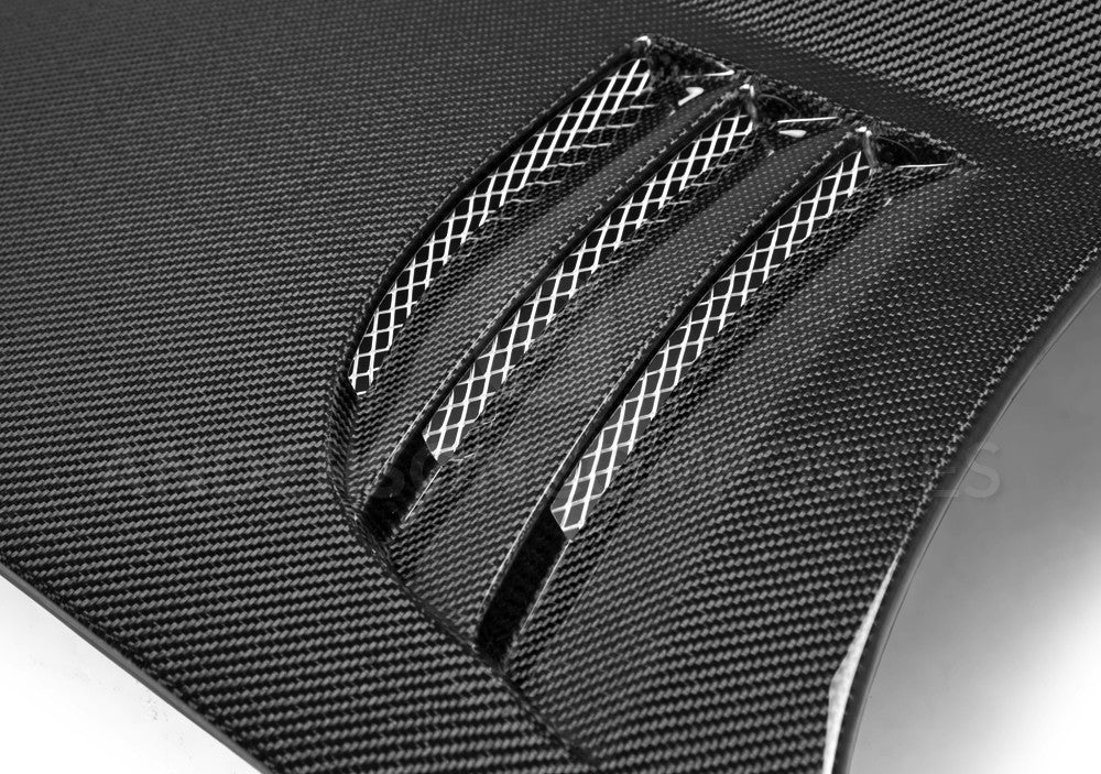 Anderson Composites 10-15 Camaro Type-TT Carbon Fiber Hood - AC-HD1011CHCAM-TT