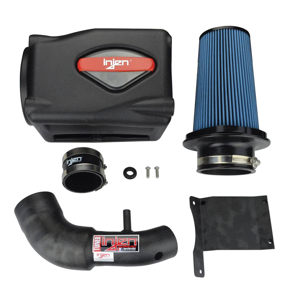 Injen Pf Cold Air Intake System W/ Rotomolded Air Filter Housing (Wrinkle Black) For 07-11 Jeep Wrangler 3.8L - PF5002WB