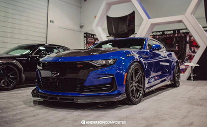 Anderson Composites 19-24 Chevrolet Camaro SS Carbon Fiber Lower Front Chin Spoiler AC-FL19CHCAMSS-SS