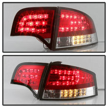 Load image into Gallery viewer, Spyder Audi A4 4Dr 06-08 LED Tail Lights Red Clear ALT-YD-AA406-G2-LED-RC