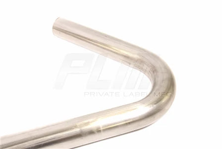 PLM 304 Stainless U J L Mandrel Bend Pipe, 130 110 35 Degree U J L Bends (3in) - PLM-S-PIPE-3.0