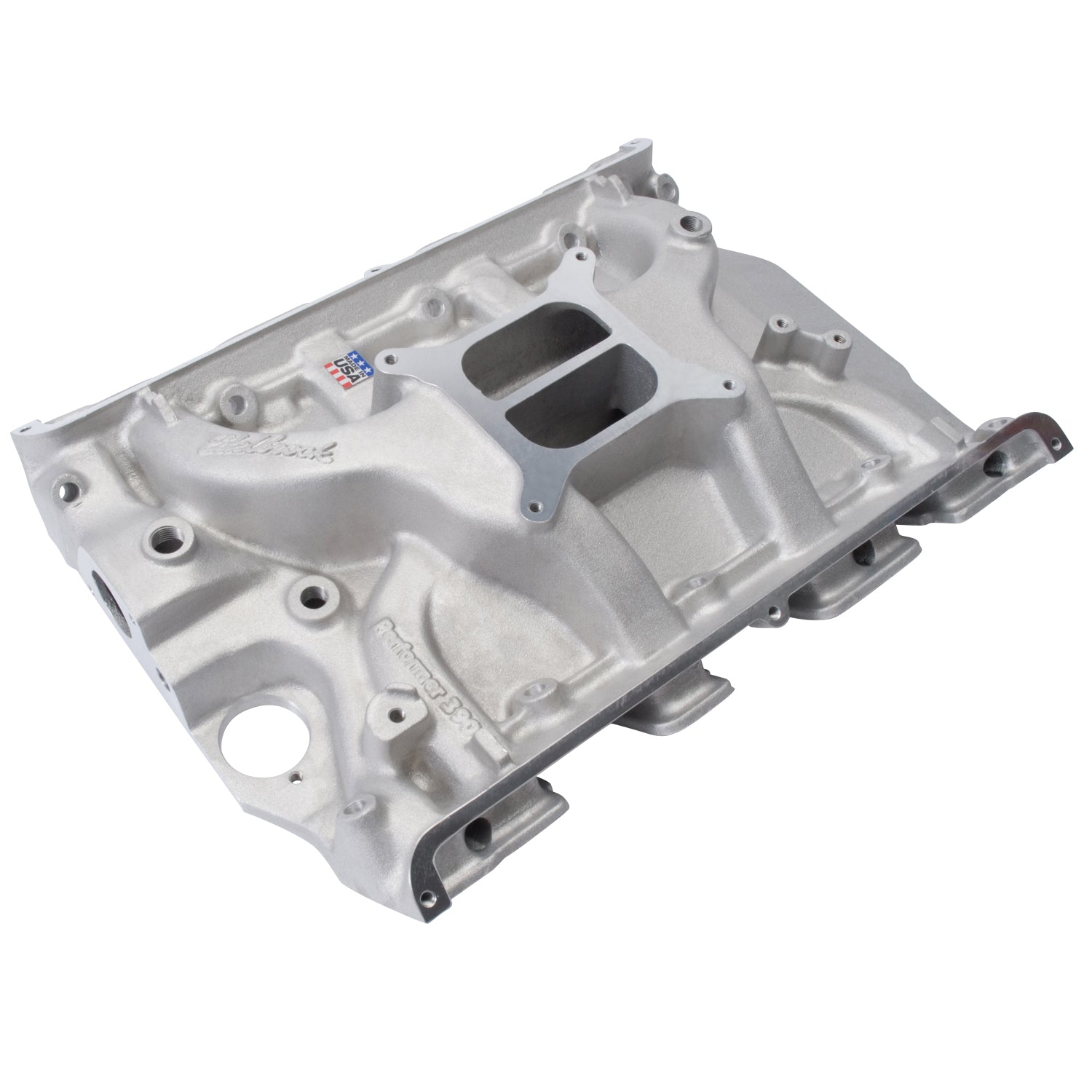 Edelbrock Performer 390 Intake Manifold for 1958-1976 Ford FE Big-Block V-8, Satin Finish - 2105 Edelbrock