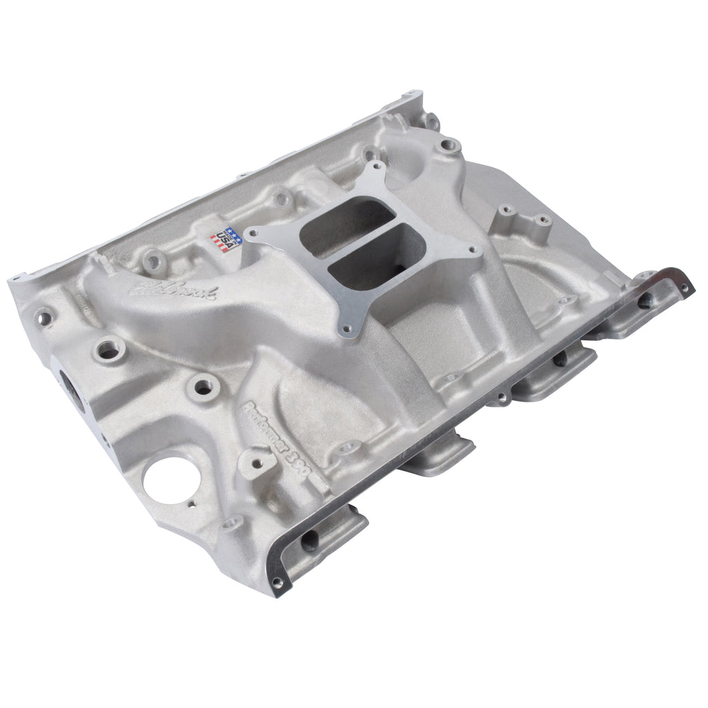 Edelbrock Performer 390 Intake Manifold for 1958-1976 Ford FE Big-Block V-8, Satin Finish - 2105