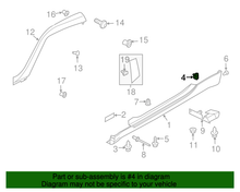 Load image into Gallery viewer, OEM Nissan Rocker Panel Molding Clip - 76882-EG01A