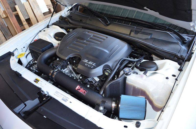 Injen 2011-2023 Dodge Challenger / Charger / Chrysler 300 Cold Air Intake System (Wrinkle Black) - PF5072WB Injen