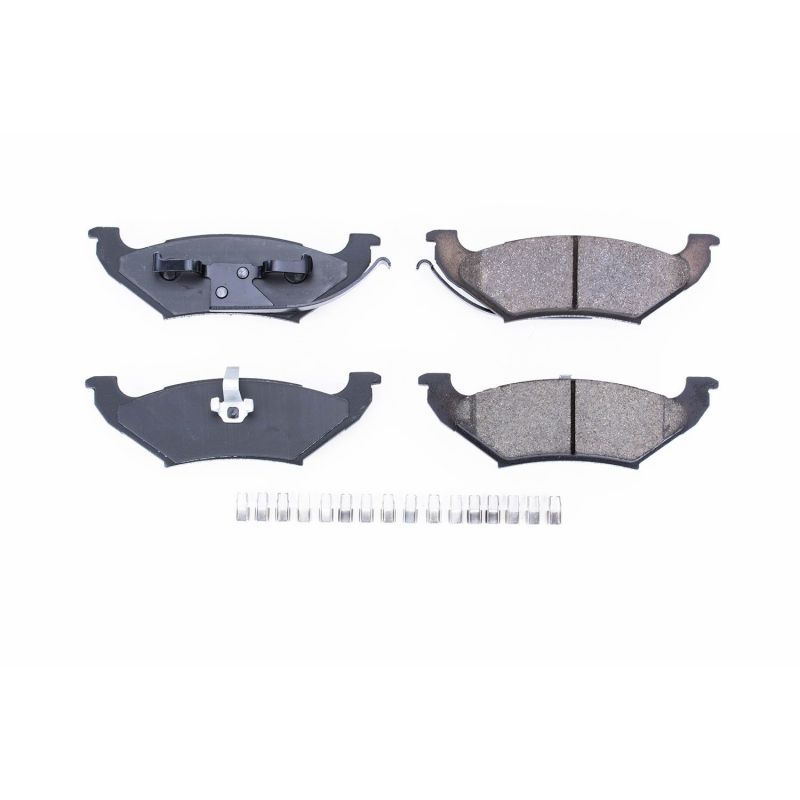 Power Stop 97-00 Chrysler Town & Country Rear Z17 Evolution Ceramic Brake Pads w/Hardware PowerStop