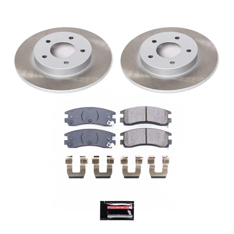 Power Stop 00-05 Pontiac Bonneville Rear Semi-Coated Rotor Kit PowerStop