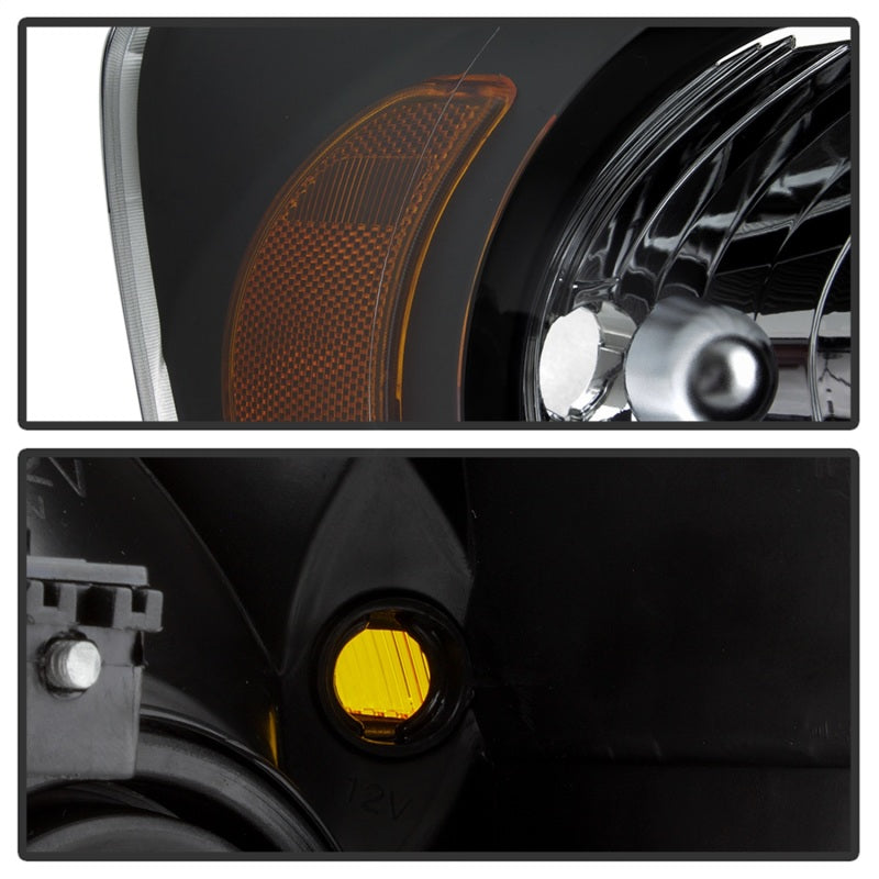 xTune 07-09 Dodge Durango OEM Style Headlights - Black (HD-JH-DDU07-AM-BK) SPYDER