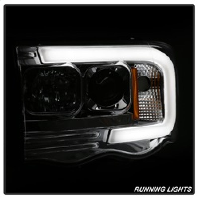 Spyder Dodge Ram 1500 02-05 V2 Projector Headlights - Light Bar DRL - Chrome PRO-YD-DR02V2-LB-C SPYDER