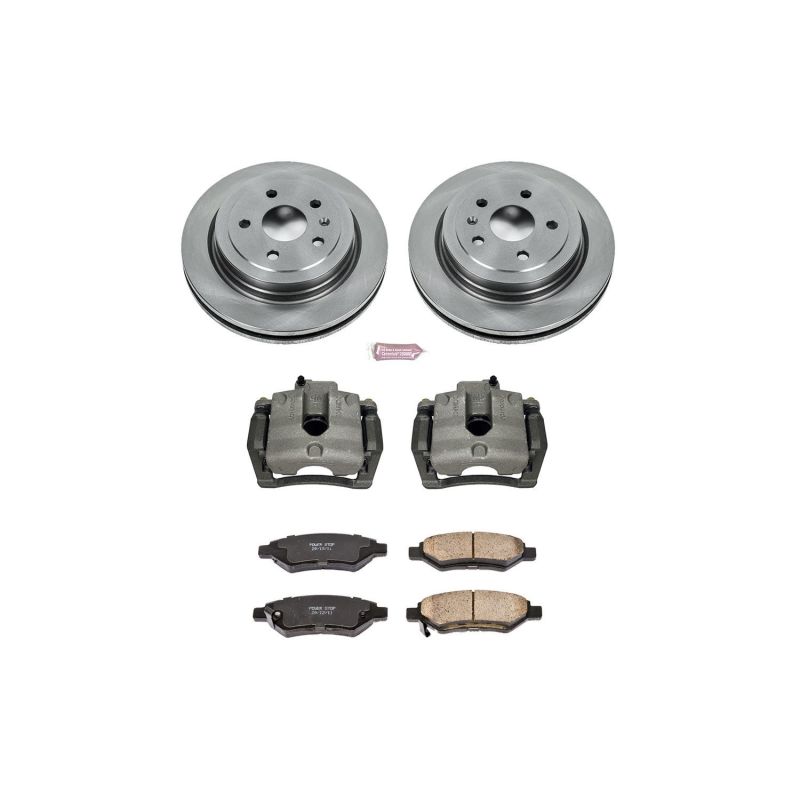 Power Stop 08-14 Cadillac CTS Rear Autospecialty Brake Kit w/Calipers