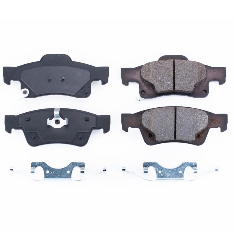 Power Stop 11-19 Dodge Durango Rear Z17 Evolution Ceramic Brake Pads w/Hardware PowerStop