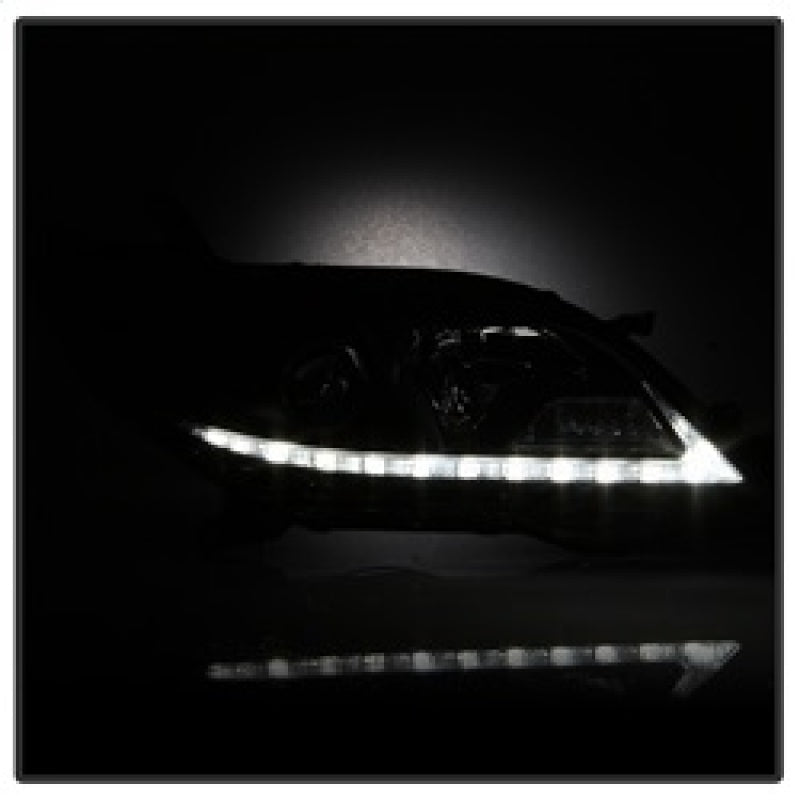 Spyder Toyota Sienna 2011-2014  Projector Headlights - DRL LED - Black PRO-YD-TSEN11-DRL-BK SPYDER