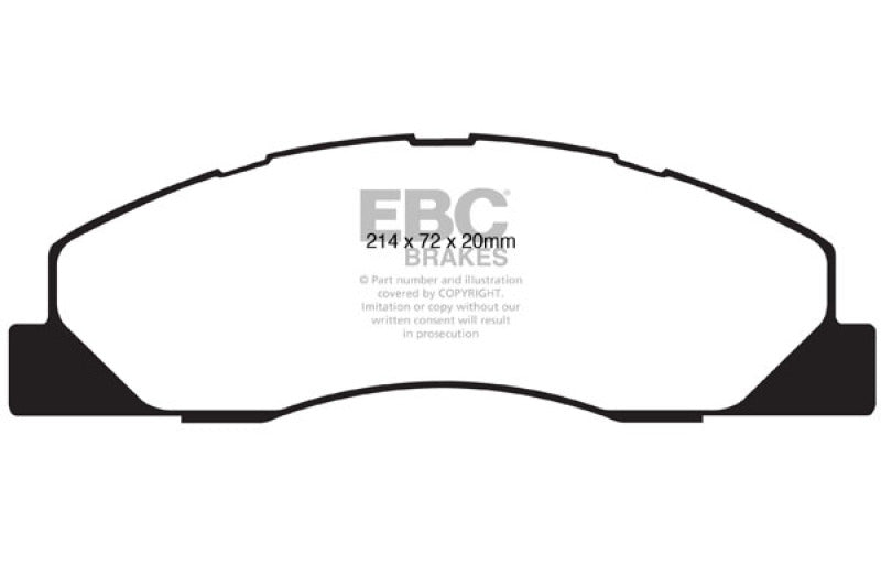 EBC Ultimax2 Front Brake Pads - UD1399