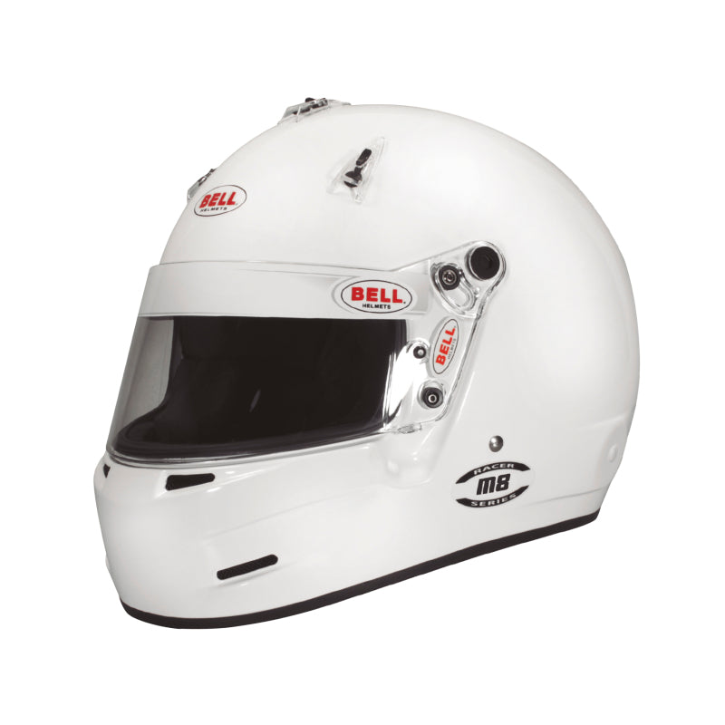 Bell M8 SA2020 V15 Brus Helmet - Size 54-55 (White) 1419A01