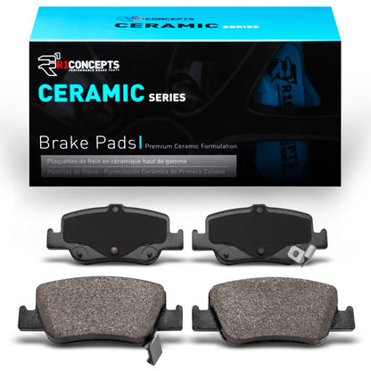 R1 Rear Ceramic Brake Pads 2009-2015 Toyota Corolla (Mexico) - 2310-1572-00