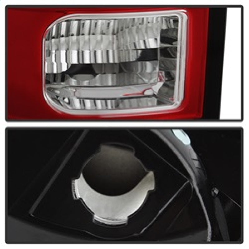 Spyder 13-14 Dodge Ram 1500 LED Tail Lights - Red Clear ALT-YD-DRAM13V2-LED-RC SPYDER