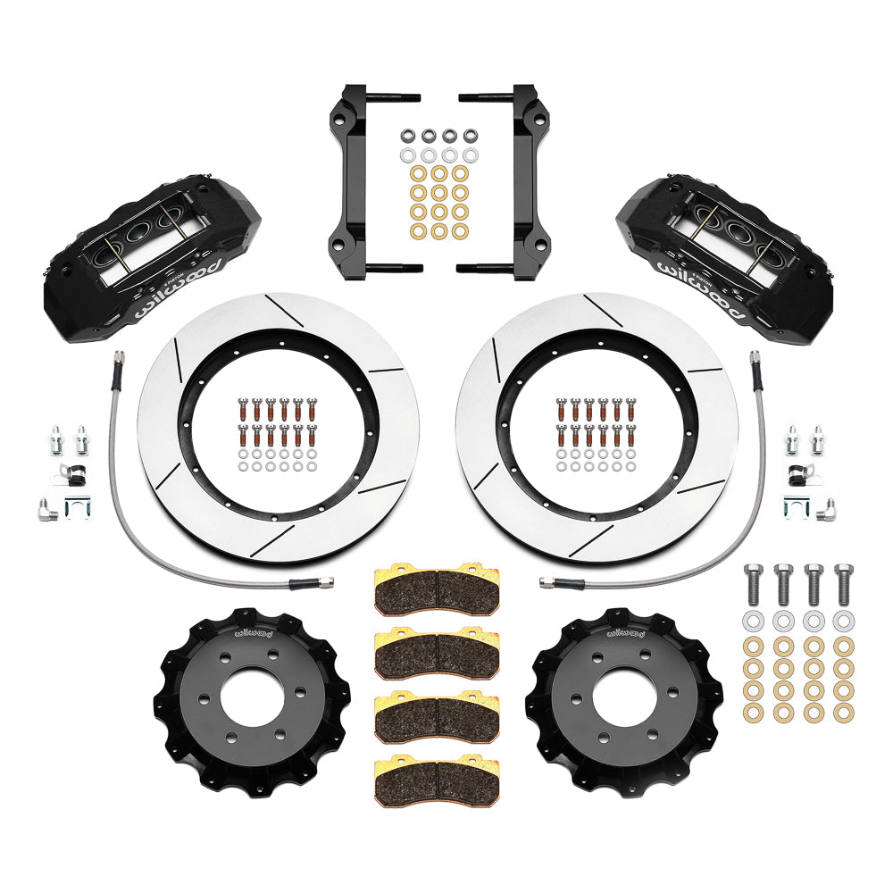 Wilwood TX6R Front Kit 15.50in Black 2010-Up Ford F150 (6 lug)