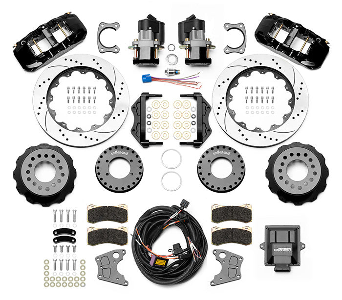 Wilwood EPB Rear Kit AERO4 Small Ford 2.66 140-16176-D