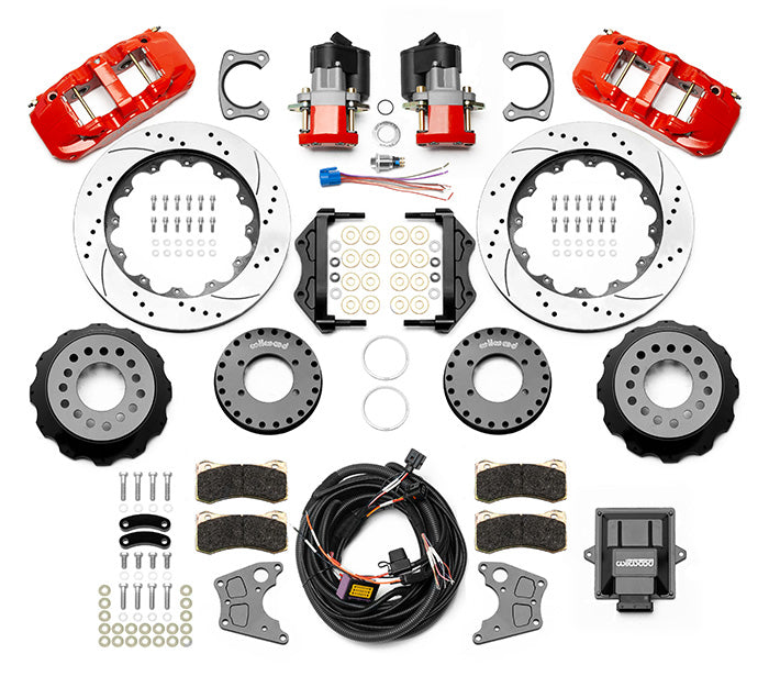 Wilwood EPB Rear Kit AERO4 Small Ford 2.66 140-16176-DR
