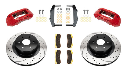Wilwood 140-16861-DR TX4R Rear Big Brake Kit GM 1500 16in Red