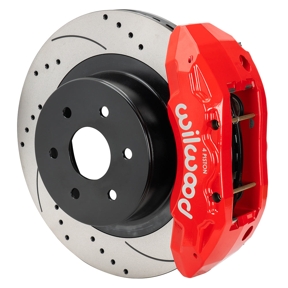 Wilwood 140-16861-DR TX4R Rear Big Brake Kit GM 1500 16in Red