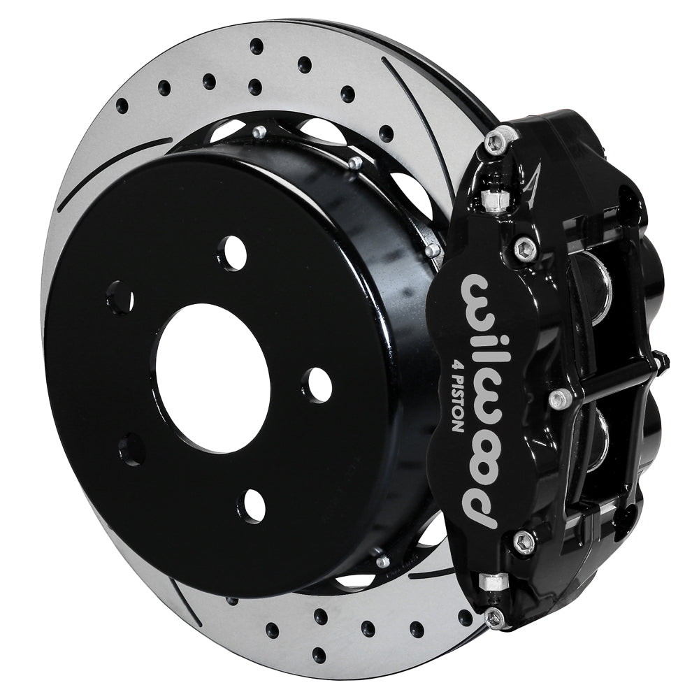 Wilwood 07-18 Jeep Wrangler Narrow Superlite 4R Rear Brake Kit SRP 13.50in Rotor w/Lines - Black