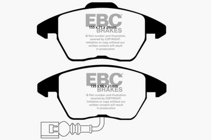 EBC YellowStuff Front Brake Pads - DP41945R EBC