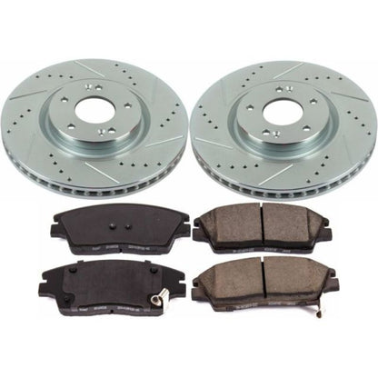 Power Stop 15-17 Hyundai Tucson Front Z23 Evolution Sport Brake Kit PowerStop