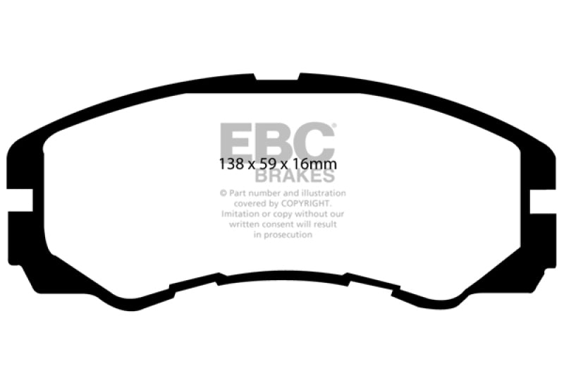 EBC YellowStuff Front Brake Pads - DP4973R