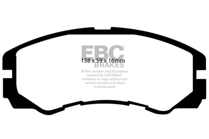 EBC Ultimax2 Front Brake Pads - UD579 EBC