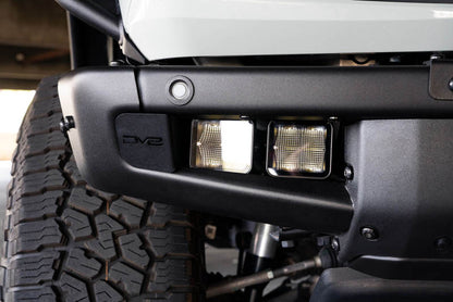 DV8 Offroad 21-22 Ford Bronco Factory Bumper Pocket Light Mount (Pair) 3in LED Pod Lights DV8 Offroad