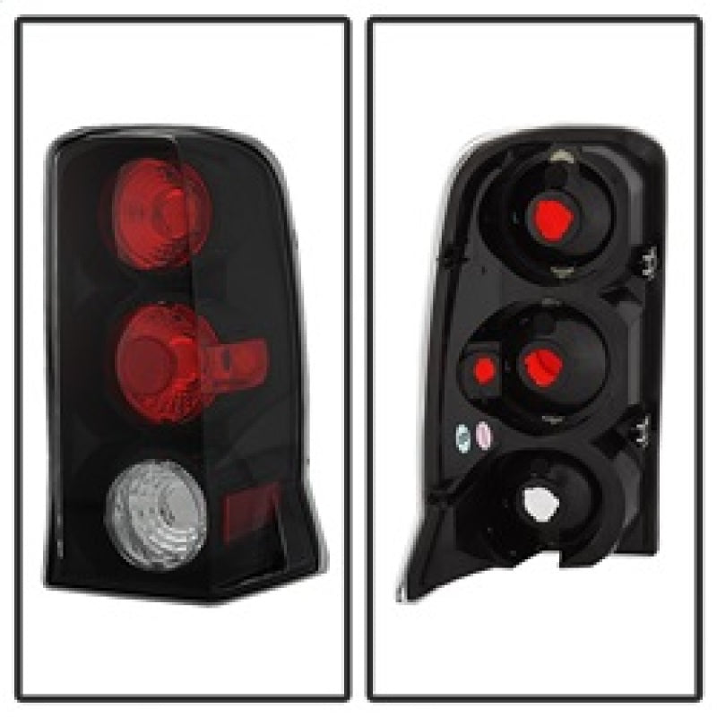 Spyder Cadillac Escalade SUV (Not EXT)02-06 Euro Style Tail Lights Black ALT-YD-CE02-BK SPYDER