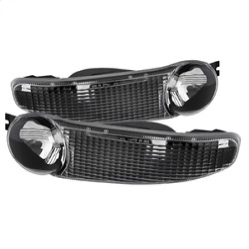 Xtune GMC Sierra Denali 00-06 Bumper Lights Black CBL-GD00-BK SPYDER