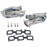 BBK Ford Mustang V6 1-5/8 Shorty Exhaust Headers Polished Silver Ceramic 11-17