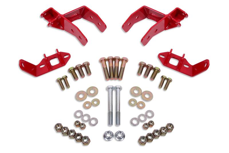 BMR 78-87 G-Body Coilover Conversion Kit Rear Non-adj Shock Mount w/o CAB - Red