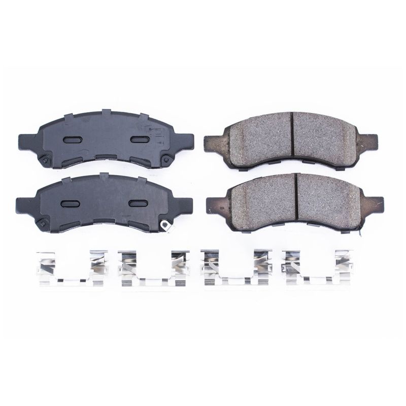 Power Stop 06-07 Buick Rainier Front Z17 Evolution Ceramic Brake Pads w/Hardware PowerStop