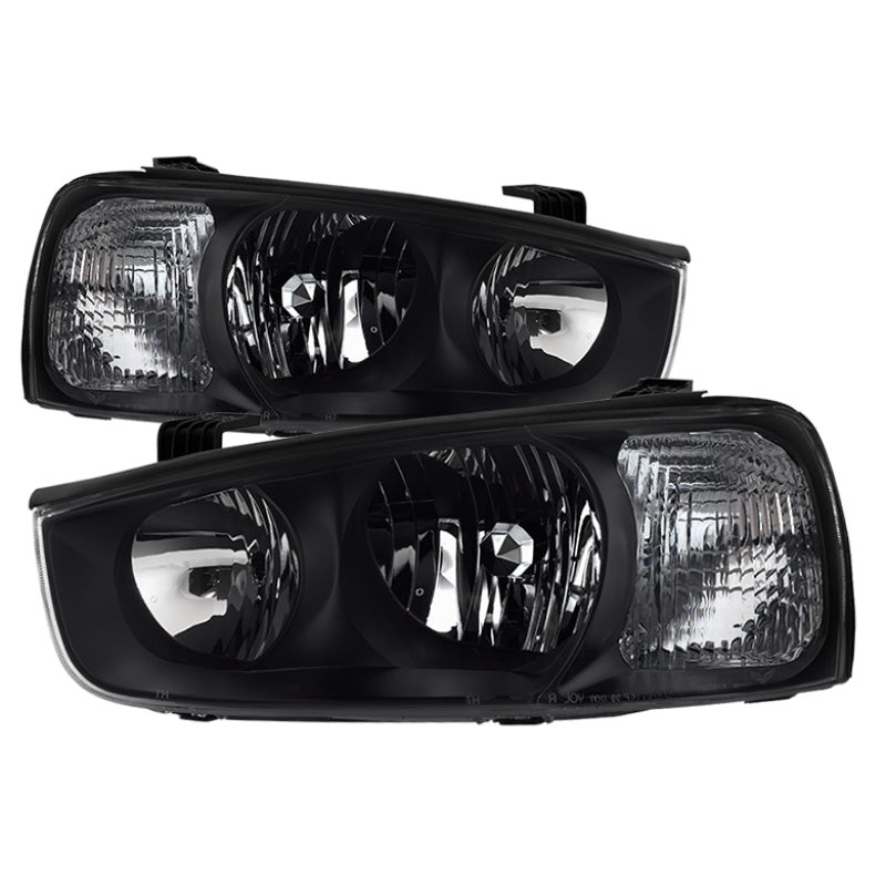 xTune Hyundai Elantra 01-03 Crystal Headlights - OEM HD-JH-HYEL01-OEM SPYDER
