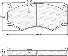 Load image into Gallery viewer, StopTech Premium Ceramic Brake Pads - 308.09270